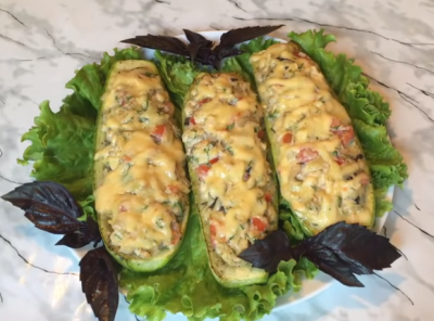 Фаршированные кабачки: вкусные и простые рецепты