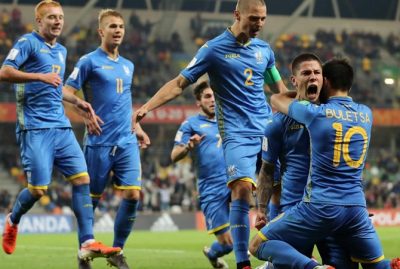 Молодежная сборная Украины в полуфинале