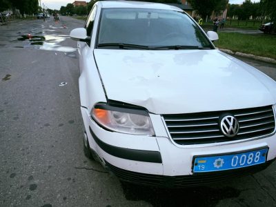 В Конотопе авто "шишки" из полиции сбило мальчика, ребенок лишился селезенки