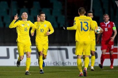 Украина в хорошем настроении подходит к матчу с Люксембургом