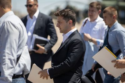 Владимир Зеленский в Мариуполе