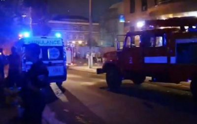 В центре Киева случился взрыв / Фото: скриншот из видео В центре Киева случился взрыв / Фото: скриншот из видео