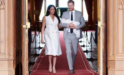 Принц Гарри и Меган Маркл показали сына