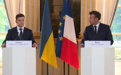 Макрон Зеленский Париж