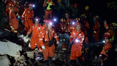 В Китае произошло мощное землетрясение: есть погибшие и сотни раненых