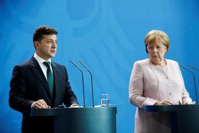 Встреча Меркеля и Зеленского