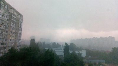 Киев накрыл ураган, опубликованы фото