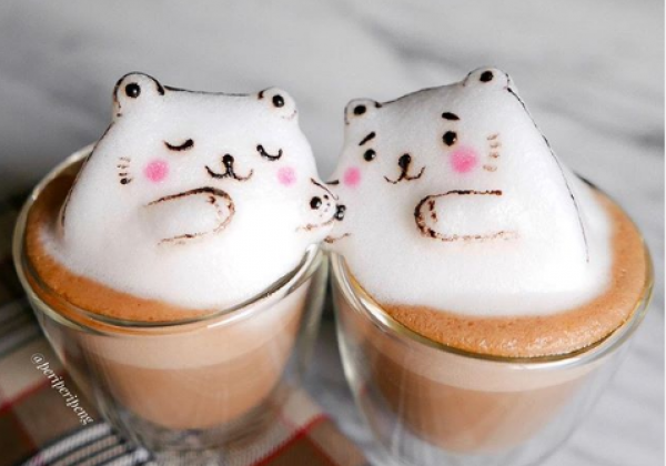 Талантливая бариста создает милые 3D-шедевры на кофе: очень вкусные фото