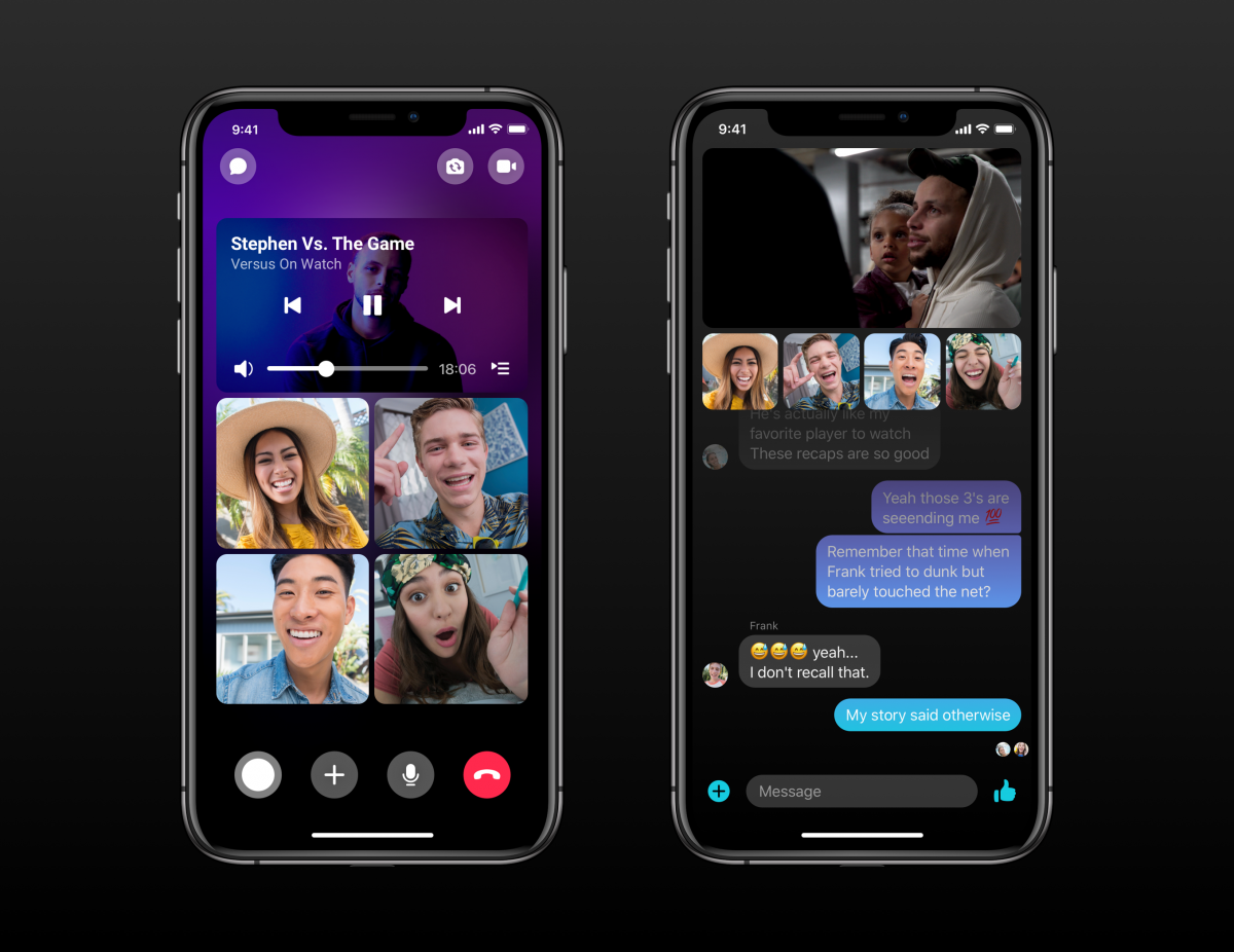 В Messenger можно будет смотреть видео онлайн с избранным кругом друзей / facebook.com В Messenger можно будет смотреть видео онлайн с избранным кругом друзей / facebook.com
