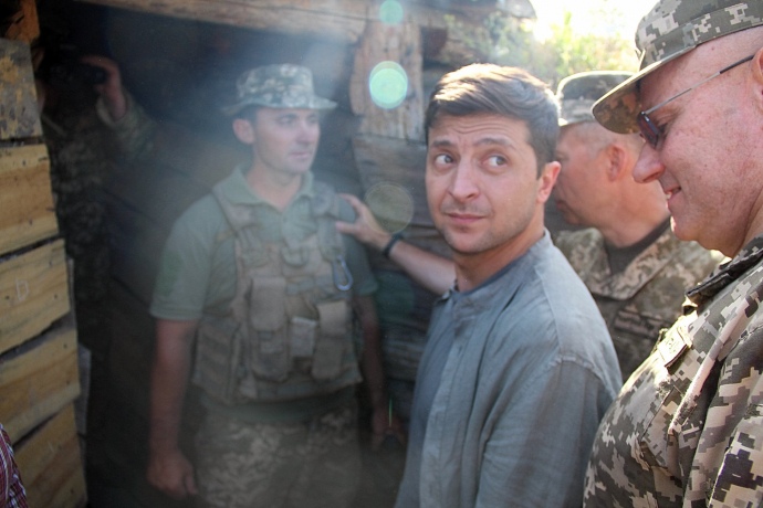 Зеленский и Туск в Станице Луганской