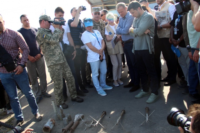 Зеленский и Туск в Станице Луганской