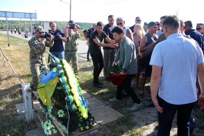 Зеленский и Туск в Станице Луганской