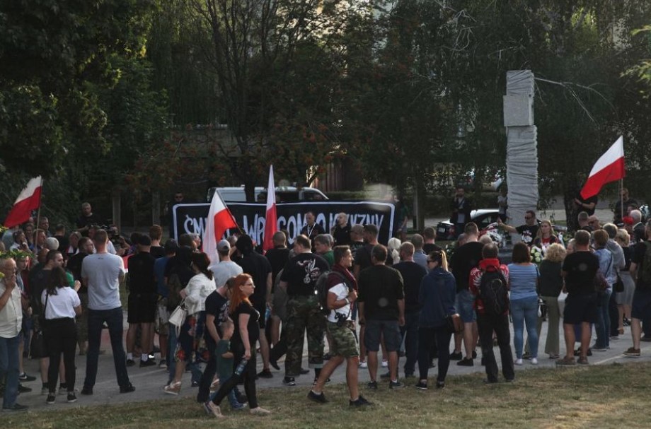 В Польше устроили марш националистов / Скриншот