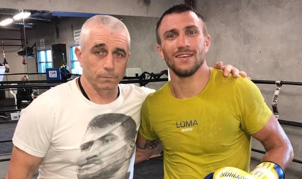 Василий Ломаченко с отцом-тренером Василий Ломаченко с отцом-тренером