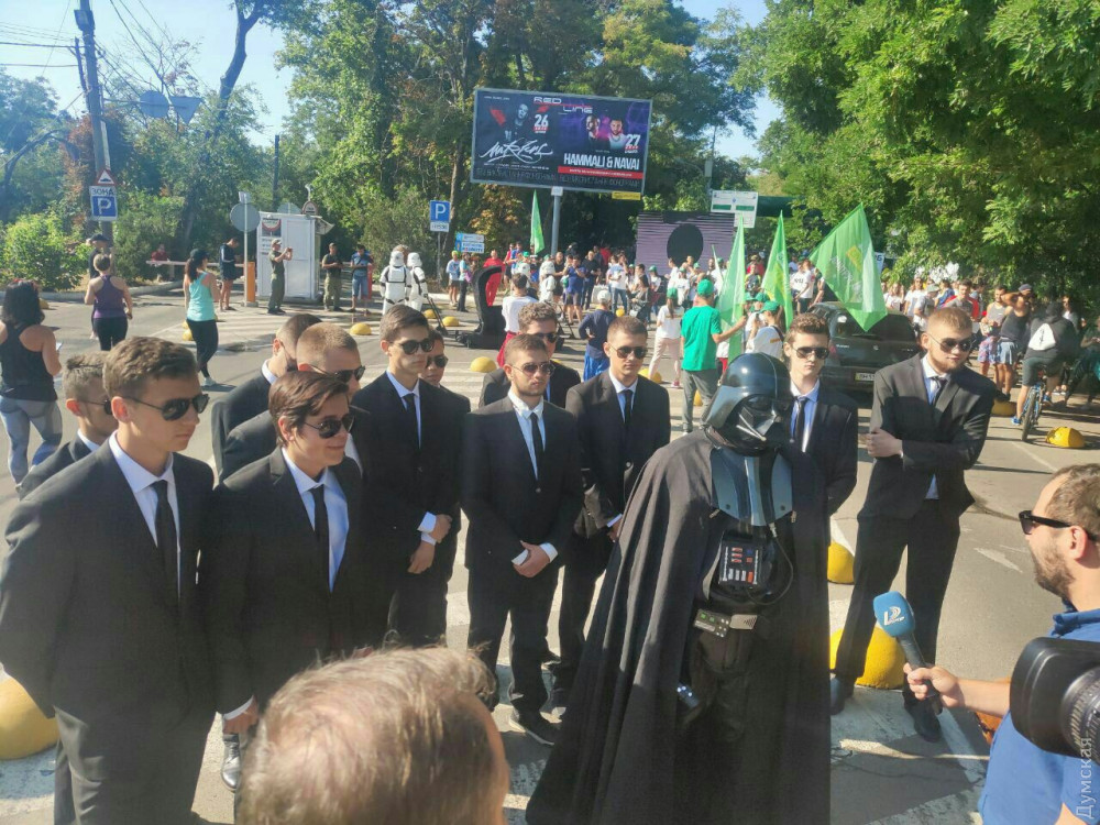 Дарт Вейдер ждал Зеленского на пробежку