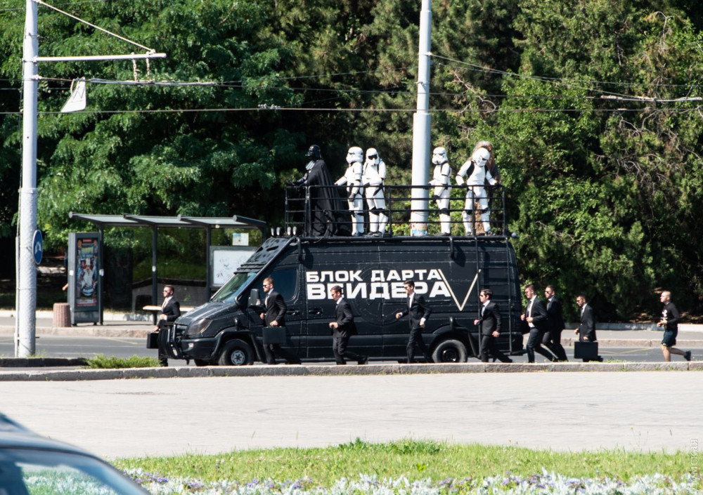 Дарт Вейдер ждал Зеленского на пробежку