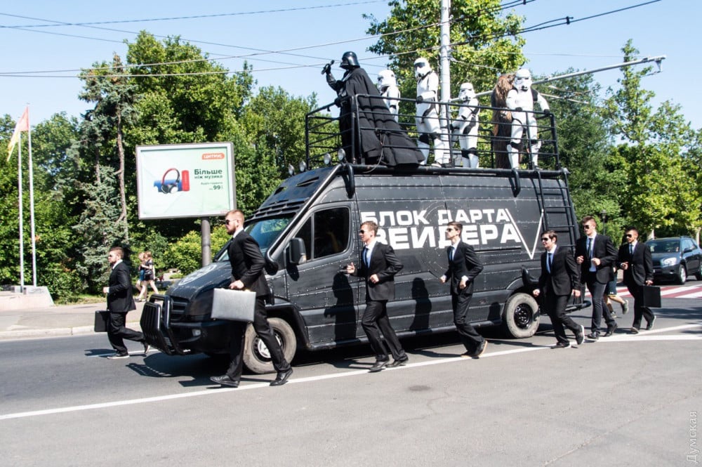 Дарт Вейдер ждал Зеленского на пробежку