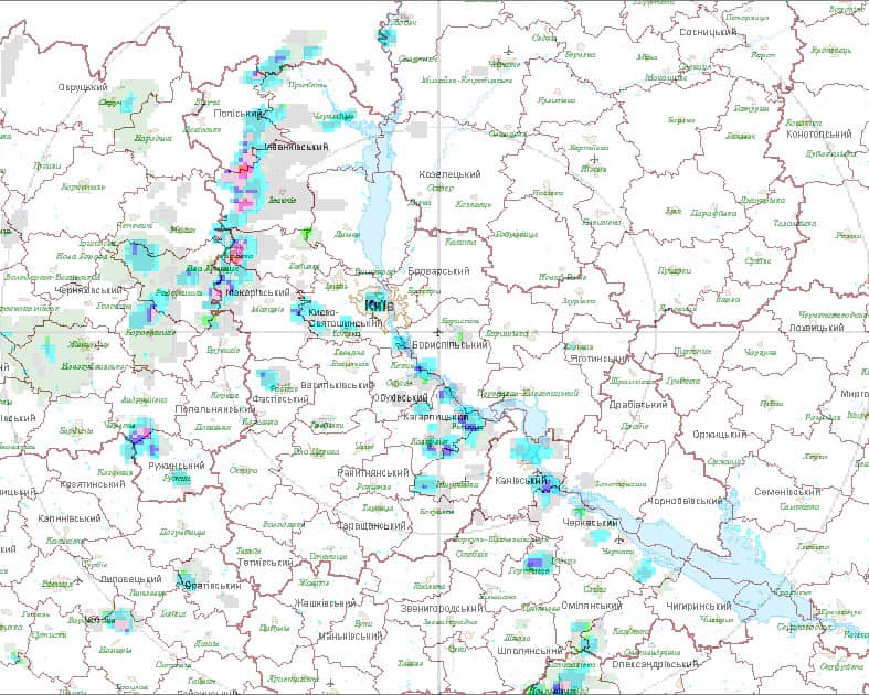 На Киев надвигается атмосферный фронт