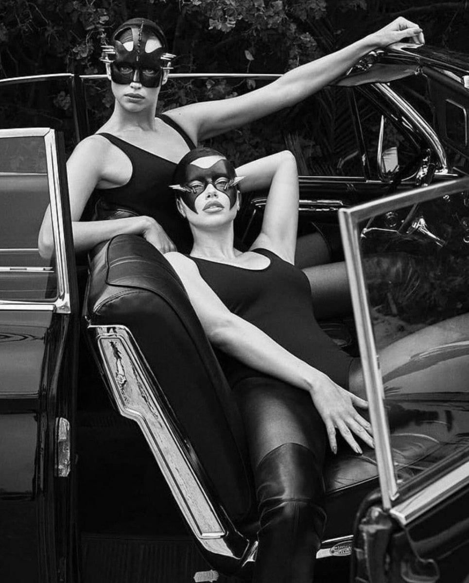 Ирина Шейк и Адриана Лима для Vogue Spain