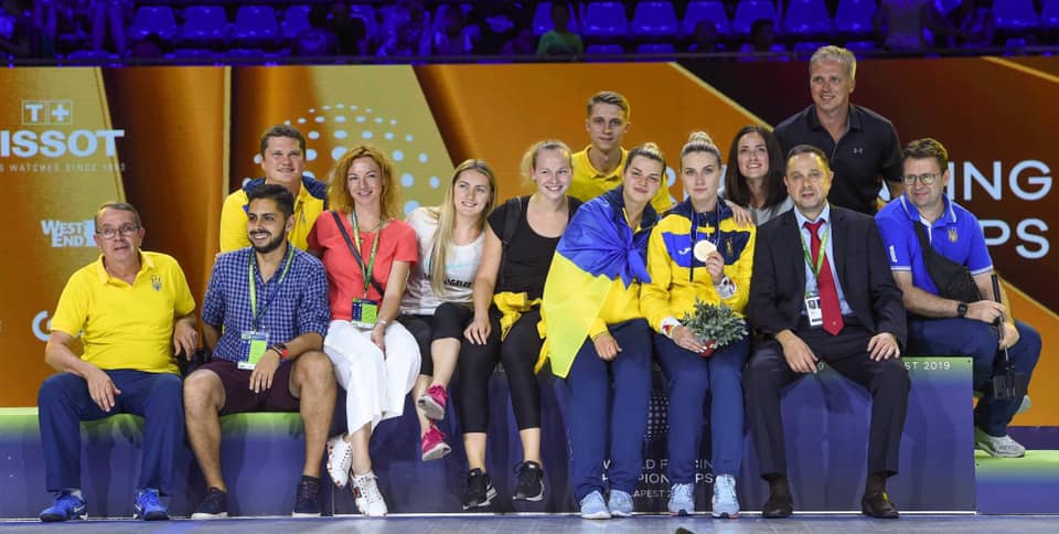 Ольга Харлан после победы на чемпионате Мира Ольга Харлан после победы на чемпионате Мира