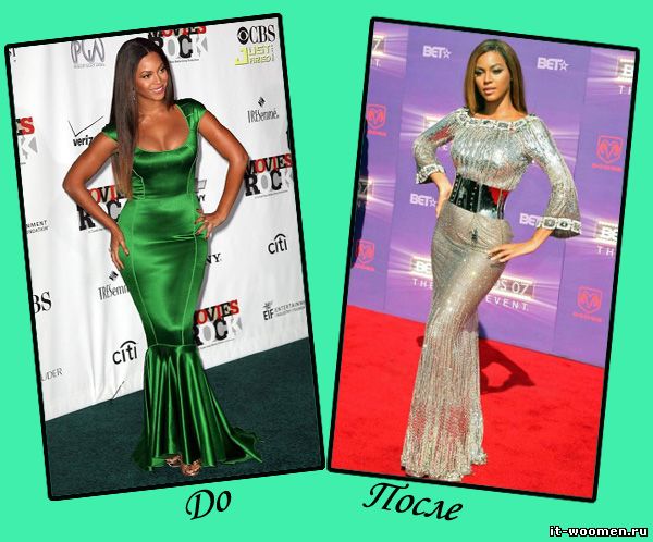 Диеты звезд – до и после – Бейонсе Диеты звезд – до и после – Бейонсе
