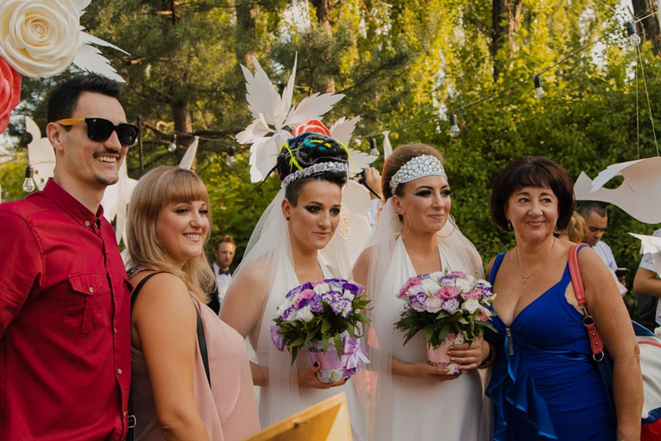 Свадьба прошла в рамках Кураж Базар в Киеве 