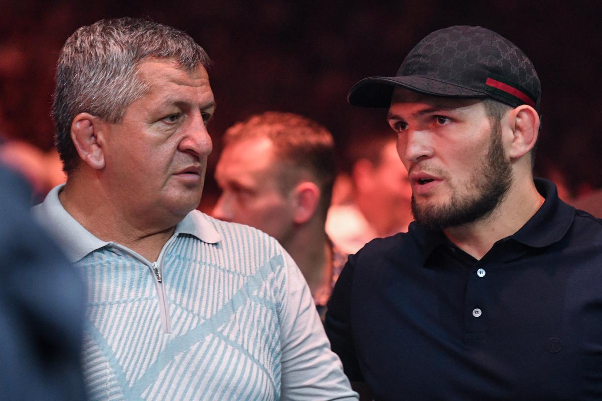 Абдулманап Нурмагомедов с Хабибом Абдулманап Нурмагомедов с Хабибом