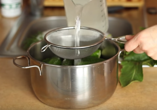 Малосольные огурцы в холодном рассоле можно есть через сутки после приготовления