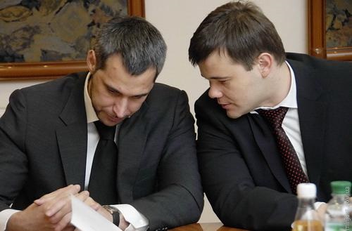 Руслан Рябошапка и Андрей Богдан во время работы в Минюсте