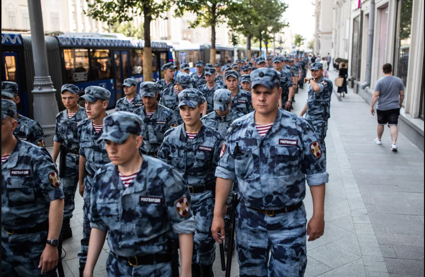 Разгон митинга в Москве