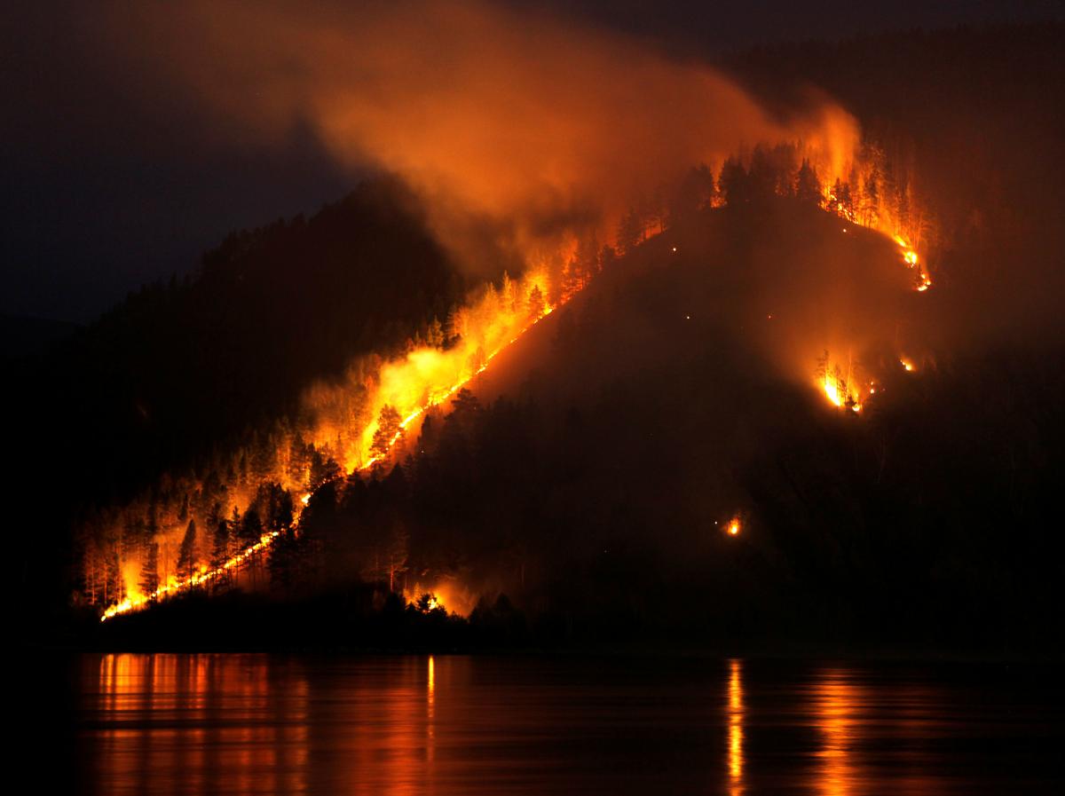 Сибирь горит: в России не тушат три миллиона гектаров леса из-за нехватки денег
