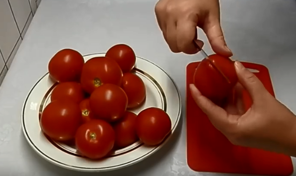 Маринованные помидоры быстрые можно есть через сутки после приготовления