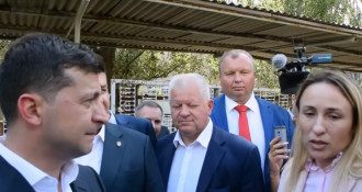 Зеленского в Николаеве назвали малоросом Зеленского в Николаеве назвали малоросом