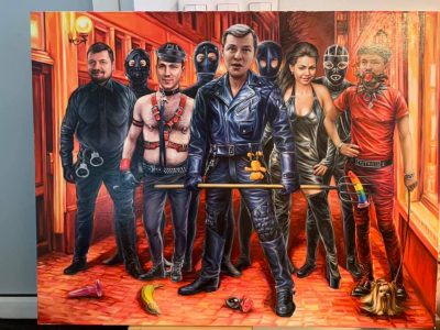 В Сети выставили на продажу картину с Ляшко и Мосийчуком в БДСМ-стиле