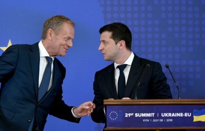 Туск, Зеленский