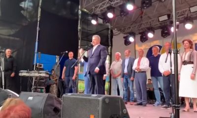 Дирижирующий Порошенко взорвал соцсети / скриншот