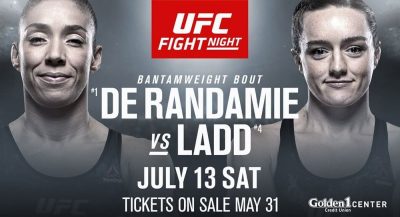 Де Рандами нокаутировала Лэдд за 16 секунд и другие результаты боев UFC 155