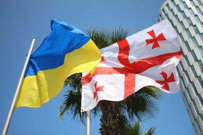 Грузия, Украина, флаг