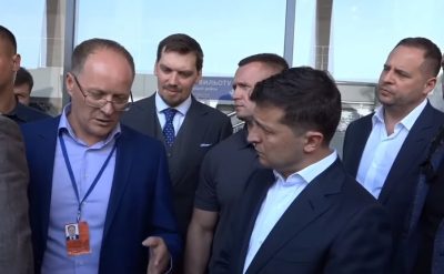 Зеленский поругался с Барной в Николаеве / скриншот