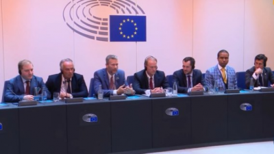 Медведчука в Страсбург пригласили симпатики Путина / Фото: скриншот из видео Медведчука в Страсбург пригласили симпатики Путина / Фото: скриншот из видео