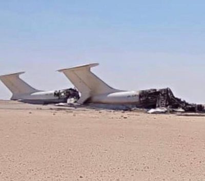 Два украинских самолета были сбиты в Ливии / twitter/Balzawawi_ly