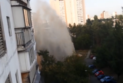 Новости Киева — В Киеве из-за аварии появился 