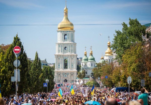 Крестный ход в Киеве: в МВД назвали количество участников