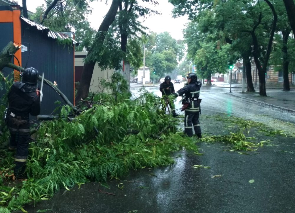 На Одесчине бушевала непогода