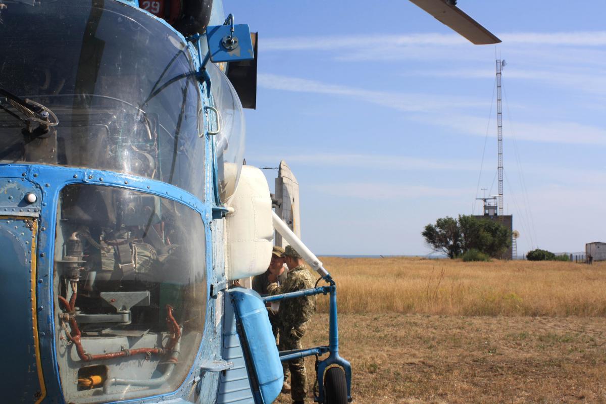 Учения морской авиации ВСУ