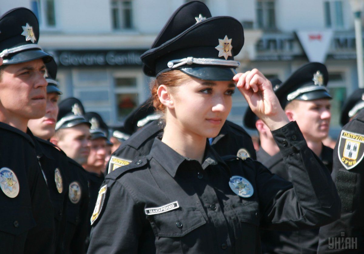 Полиция, девушка, коп Полиция, девушка, коп