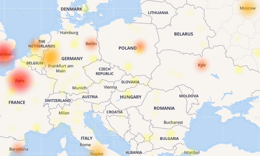Во всем мире пользователи жалуются на проблемы в работе Instagram / downdetector.com Во всем мире пользователи жалуются на проблемы в работе Instagram / downdetector.com