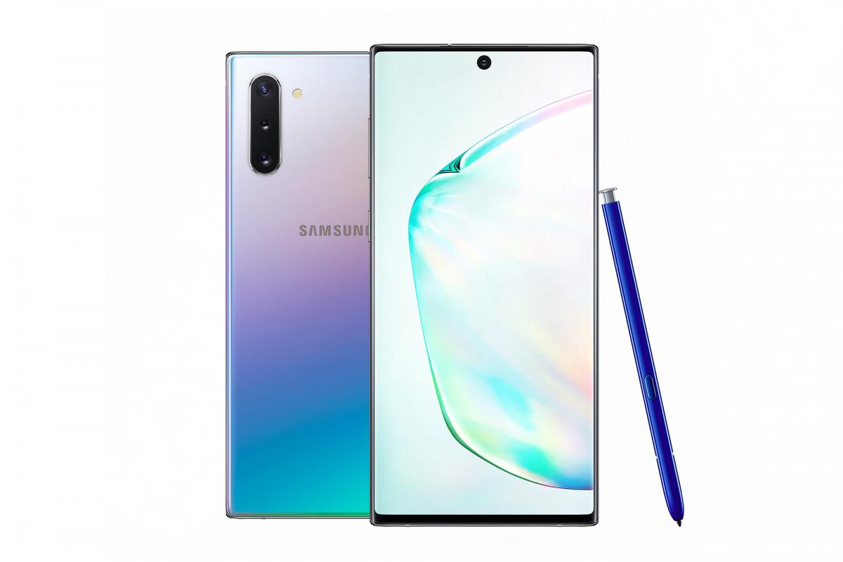 Samsung представил Galaxy Note 10