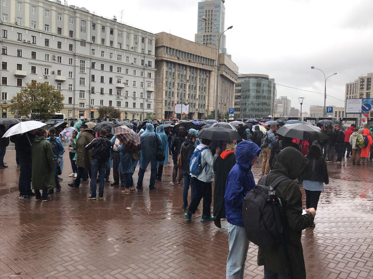 Протесты в Москве 10 августа