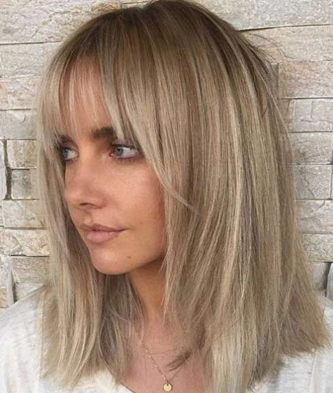 Модные челки 2019-2020